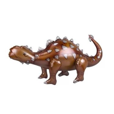 Imagem de Balão de Festa Metalizado 39" 100cm - Dinossauro  - 1 unidade - Rizzo 