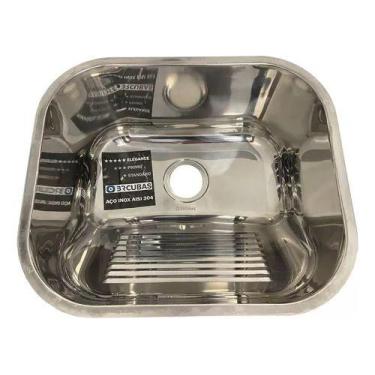 Imagem de Tanque Inox Embutir Fácil Fixação Tipo Industrial Funcional - Technox