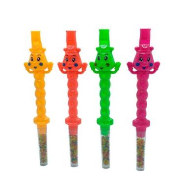 Imagem de Lagarta Apito Pop - Tubo Balinhas Tutti Frutti - com 30 Unid - Royal T