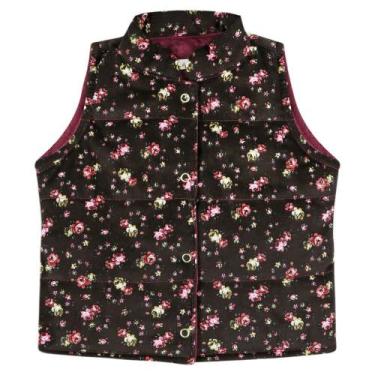 Imagem de Colete Look Jeans Dupla Face Vinho - VINHO - G, Vinho, G