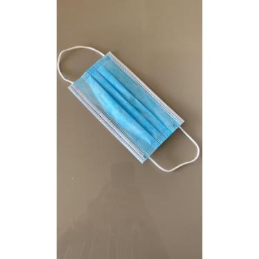 Imagem de Mascara Protetiva Tripla Cirúrgica Com Meltblown Elastico Confortável 