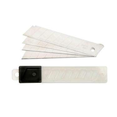 Imagem de Lamina Estilete 18Mm 10Pcs Brasfort Blister. c/10pcs
