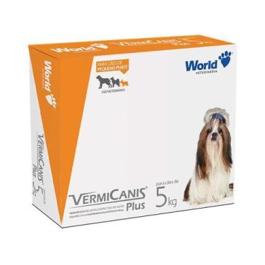 Imagem de Vermífugo VermiCanis Plus World 400mg para Cães de 5kg