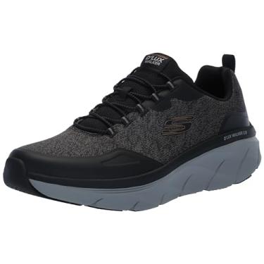 Imagem de Skechers D'lux Walker 2.0 Steadyway Tênis masculino, Preto/Carvão, 8.5 X-Wide