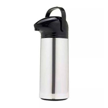 Imagem de Garrafa Aladdin Massima Saj 1 Litro 1223 Inox, 1L, Prata e Preto