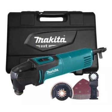 Imagem de Multiferramenta Cortadora Oscilante Makita 220v Kit E Maleta