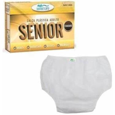 Imagem de Calça plastica geriatrica sem botão senior care 13022, P