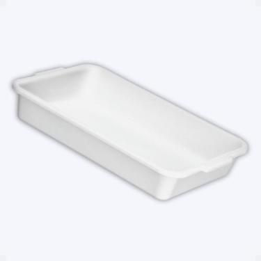 Imagem de Kit 12 Unidades Caixa Bandeja Organizadora Branca 4l Pratico - Plastic