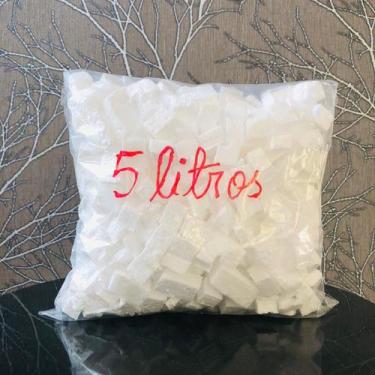 Imagem de Pedaços de Isopor Cubos e Tiras P/Enchimento 5LTS Puff - ST