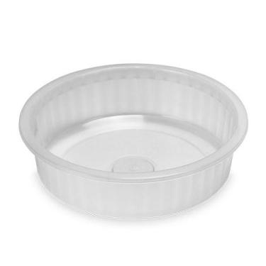 Imagem de Bacia Plástica Canelada 3 Litros Transparente Arqplast