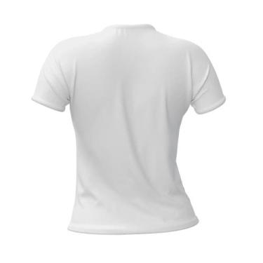 Imagem de Camiseta Feminina Dry Fit  T- Shirt Básica Baby Look para Esportes - U