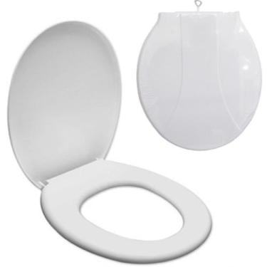 Imagem de Assento Para Vaso Sanitario Universal De Plastico Resistente - JW SHOP
