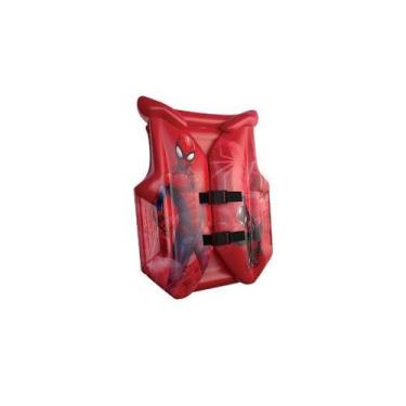 Imagem de Colete inflavel salva vidas infantil homem aranha vingadores boia cria