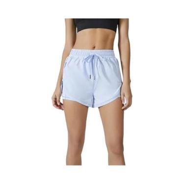 Imagem de Shorts de Yoga Neon Feminino - Fitness, Elastano, Elástico para Corrid
