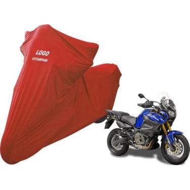 Imagem de Capa Tecido Para Moto Yamaha XT 1200Z Com Elasticidade - Mz, Vermelha