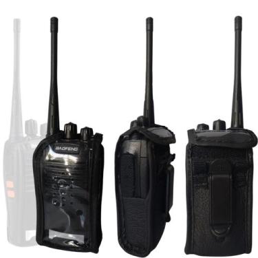 Imagem de Capa De Couro Protetora Para Rádio Comunicador Baofeng 777S / 888S
