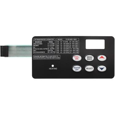 Imagem de FLYINGAMZ Touchpad 461106 476199 interruptor de membrana apto para 476201 substituição para aquecedor de piscina e spa Mastertemp e Sta-Rite Max-E-Therm, peça de reposição