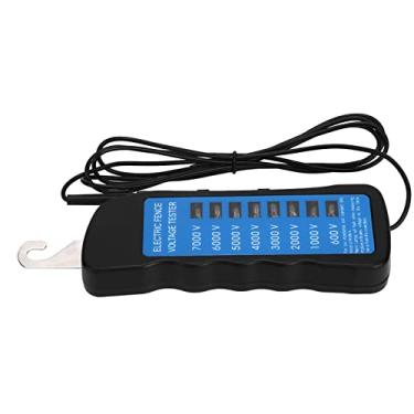 Imagem de Testador de Cerca Elétrica, Ferramenta de Detecção de Tensão Leve ABS Com 8 Luzes de Néon, para Gabinetes de Gado Agrícola