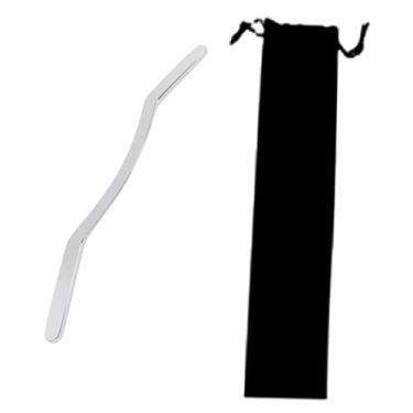 Imagem de predolo Ferramenta de massagem de tecido mole, ferramenta de raspagem muscular, raspagem de massagem Guasha de aço inoxidável para terapeuta ocupacional, B