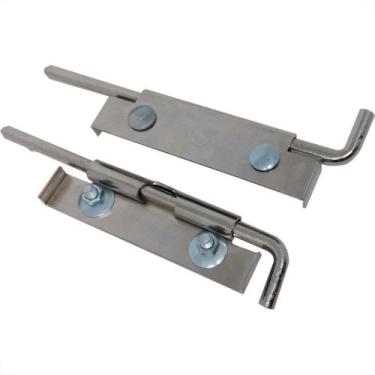 Imagem de Trava Lateral Interna Manual Dovale Chapa Par 87007 - POLYFORTE