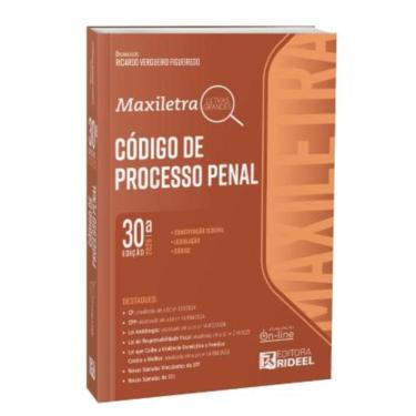 Imagem de Código de Processo Penal - Maxiletra - CPP 2025 Rideel