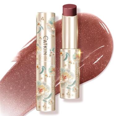 Imagem de Catkin Bálsamo Labial Brilhante Catkin Ultra Hidratante Glow Lip Tinted Jelly Plump Melting Balm Manteiga De Karité Reparador Calmante Para Lábios Secos Acabamento Úmido 0,12 Oz C04 Peônia