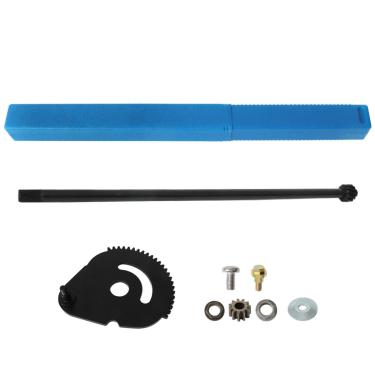 Imagem de TJHSM 938-05078 Haste de direção com conjunto de bucha de engrenagem 738-05078 617-04094 Substituição para LT1500 LT2000 LT2500 TB42 TB46