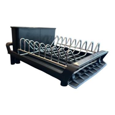 Imagem de Escorredor De Louças Com Bandeja Extensível Compacto e Resistente - Mi