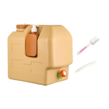 Imagem de Aymzbd 20l Camping Water Recectista com Spigot Storage Storage Jug Storage Storage Storage para para churrasco de pesca de lavagem