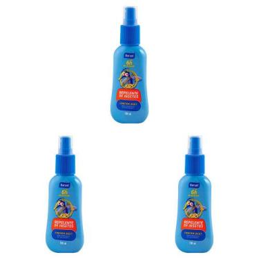 Imagem de Kit 3 Und Repelente Baruel Kids Spray 100ml