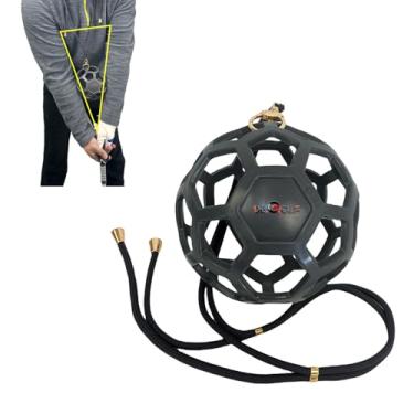 Imagem de Bola de treinamento Dr. Golf Big Swing - Treinador avançado de memória muscular para sincronização braço-mão, desenvolve balanço de golfe conectado e reduz a separação do braço através do impacto (cor
