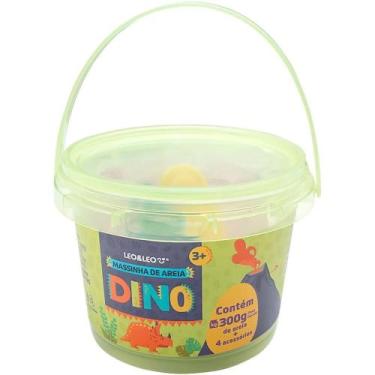 Imagem de Massa Areia Roxa Dino 300G com Acessórios Divertidos KIT Sensorial - L