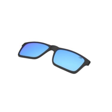 Imagem de Clip On Para Armação Mormaii Swap Ng 2 w6153a1483 Preto Fosco Lente Azul Espelhada Polarizada