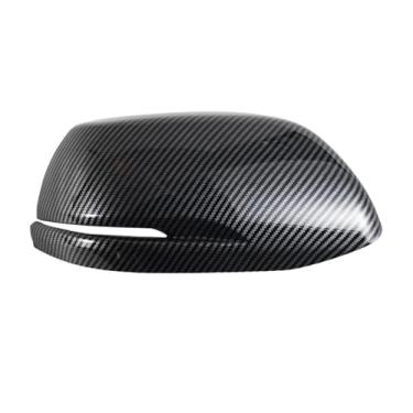 Imagem de DACOLWZING Carcaça de espelho retrovisor de plástico de fibra de carbono compatível com CRV -CR-V 2012-2016 Acessórios de espelho retrovisor de concha protetora(Right Passenger Side)