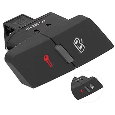 Imagem de 4F1962107 Botão de Trava Central do Carro, Porta de Travamento da Porta Frontal Esquerda Ajuste para A6L 05-08 Com Fácil Instalação para Substituição para