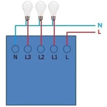 Imagem de Interruptor Inteligente 3 Botões - Alexa. Google E Siri - Jwcom Smart