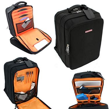 Imagem de JetPack Mochila para DJ Remix para DVS, Mobile ou Club Gig, bolsa para laptop, suporte, controlador midi, tablet, fone de ouvido, discos de vinil, dispositivos móveis USB, capa de agulha, cabos, microfone e mais