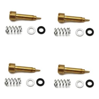 Imagem de Kit de reparo de carburador de motor de motocicleta, parafuso de ar de junta de válvula de agulha para XJ600N XJ600S DiversionXJ 600 XJ600 N S 1992-1994 (lavanda)