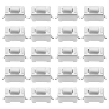 Imagem de eMagTech 100 peças SMD Micro Touch botão micro interruptor de 2 pinos 3 x 6 x 4,3 mm para reparo de montagem eletrônica de controle remoto de veículos