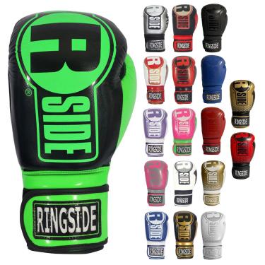 Imagem de Ringside Luvas de boxe unissex adulto FTG1 GN/BK S/M, verde/preta, P/M EUA