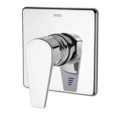 Imagem de Kit 3 Acabamento Monocomando De Chuveiro Lift e 3 Base Para Chuveiro 3/4 Docol