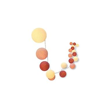 Imagem de Luminária Cordão 20 Bolinhas LED - 110V 2.8m vermelha