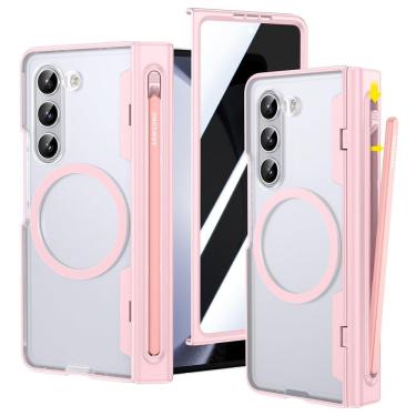 Imagem de Capa VEGO para Samsung Galaxy Z Fold 5 com porta-canetas S rosa