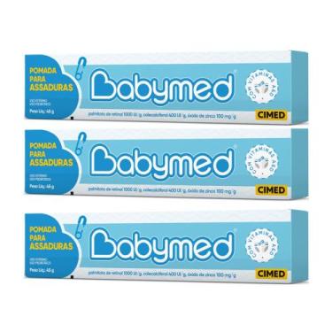 Imagem de Kit C3 Pomada Preventiva para Assaduras Azul Babymed - Cimed