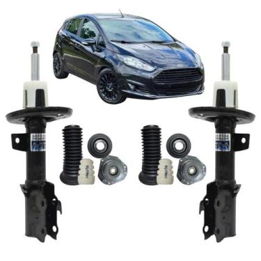 Imagem de Par De Amortecedor dianteiro com kit Nakata Ford New Fiesta 2011 a 201
