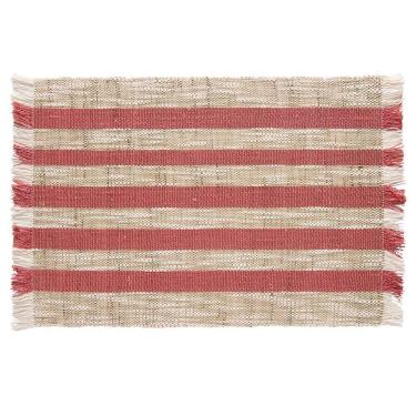 Imagem de Jogo Americano Copa E Cia Avulso Rami Listras Terracota