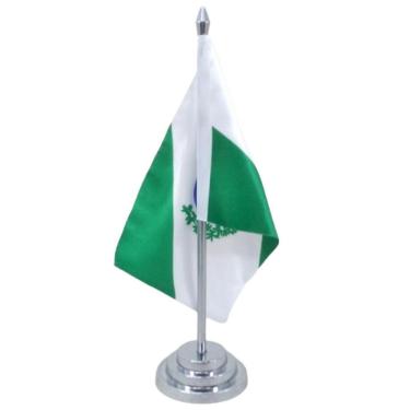 Imagem de Bandeira Mesa Dupla Face Paraná Mastro 29 Alt.
