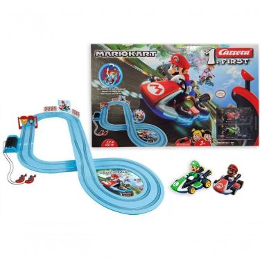 Imagem de Autorama Pista Eletrica Mario Kart Vs Luigi Carrera 2,9mt