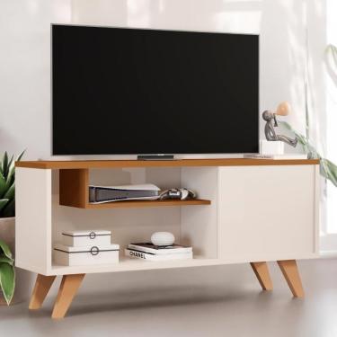 Imagem de Bancada Tvs 60 Polegadas Porto Seguro Off White Nature