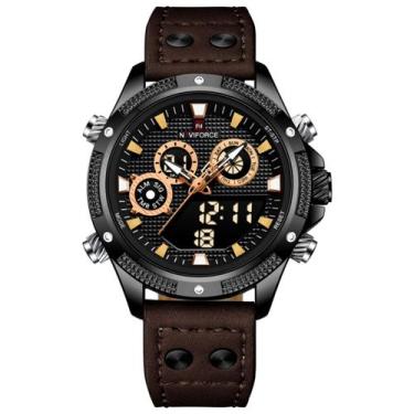 Imagem de Relógio Digital Masculino Esportivo Luminoso Impermeável Dual Display 